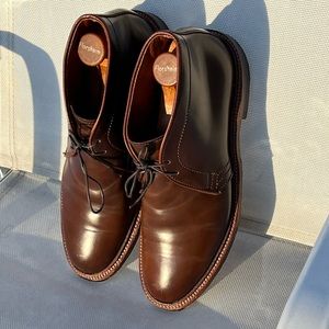 Alden Chukkas rare Ravello shell cordovan 8D